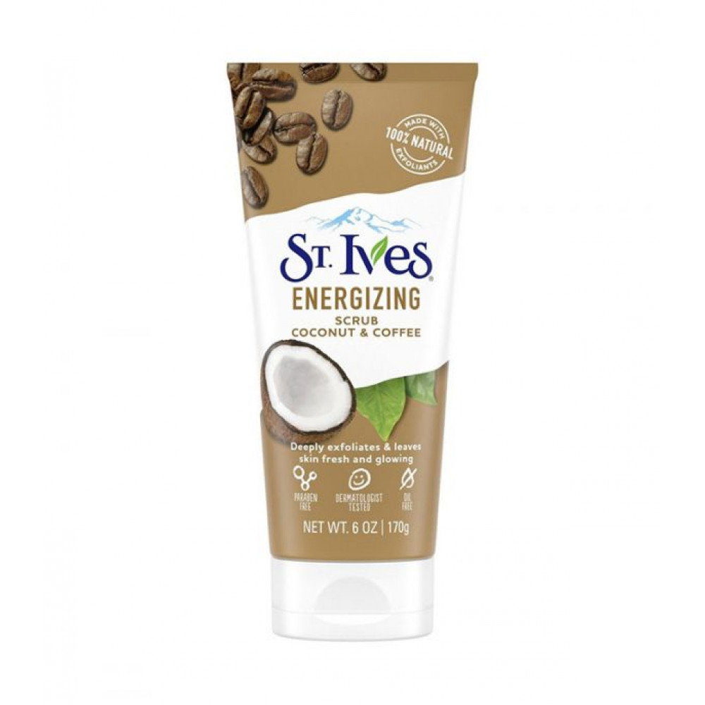 ST.Ives  Энергетический скраб с кокосом и кофе 170g 