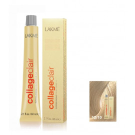 Lakme collageclear  12/10 крем-краска осветлитель Superblonding Color Cream 12/10 L.Ash Blonde 60мл