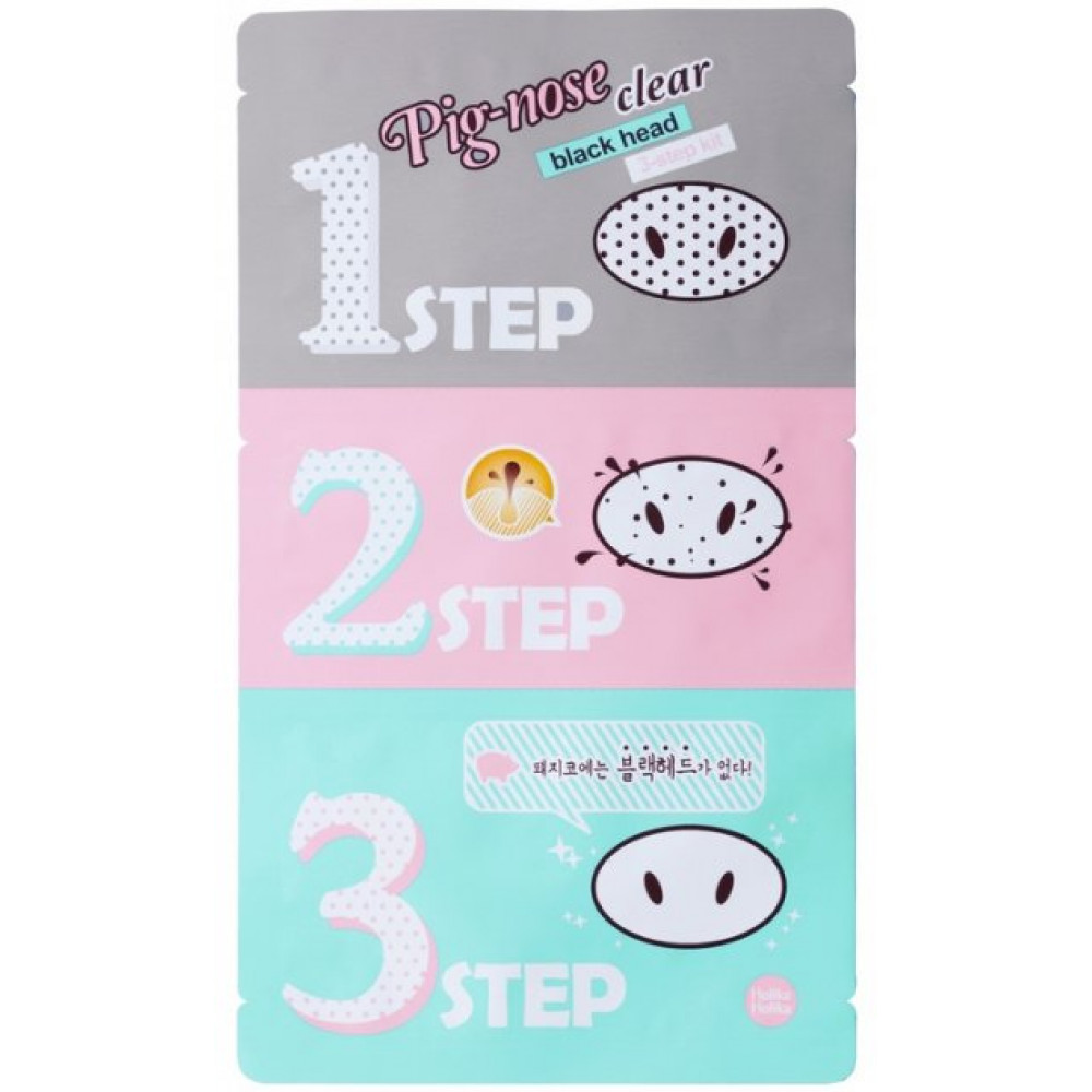 Набор для удаления черных точек Holika Holika Pig Nose Clear Black Head 3-Step Kit 7 г