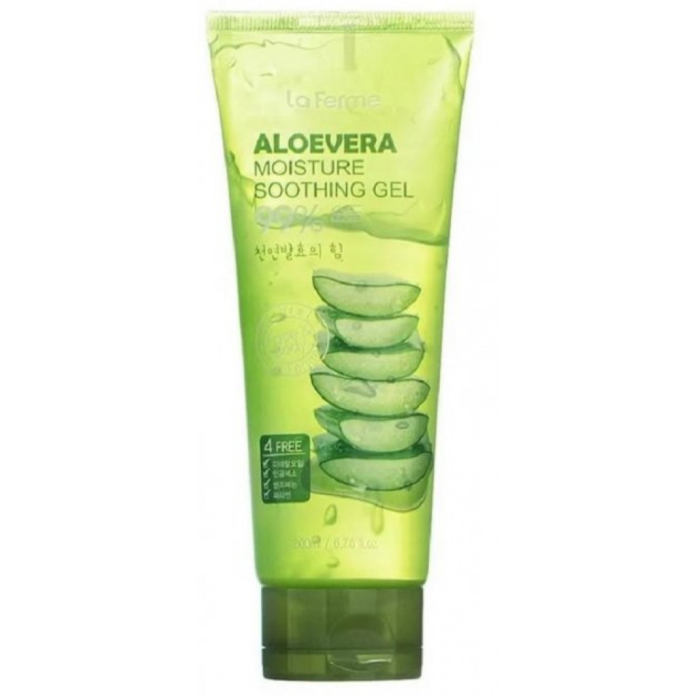 Многофункциональный увлажняющий гель Farmstay La Ferme Aloe Vera Moisture Soothing Gel с алоэ 200 мл