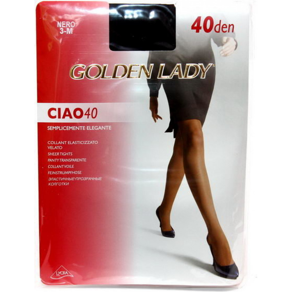 Колготки "GOLDEN LADY" ciao 40 den Nero 3 р-р