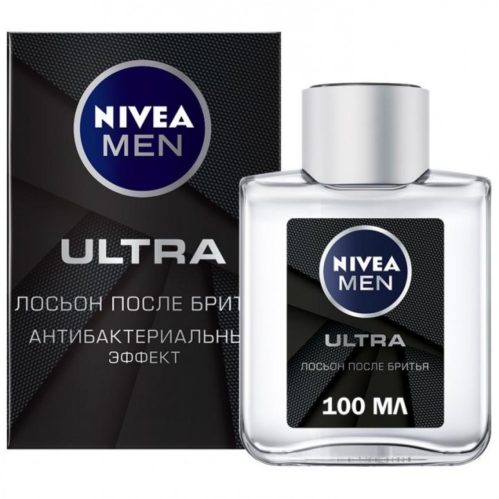 Лосьон после бритья Nivea Men Ultra с антибактериальным эффектом 100 мл