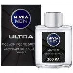 Лосьон после бритья Nivea Men Ultra с антибактериальным эффектом 100 мл