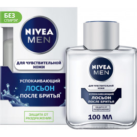Лосьон после бритья Nivea Men успокаивающий для чувствительной кожи без содержания спирта 100 мл 
