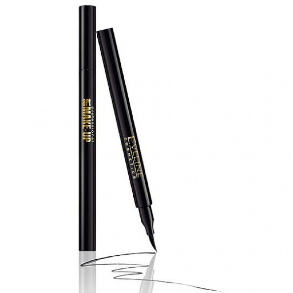 Подводка-фломастер для глаз Eveline Cosmetics Art Professional Make-Up Eyeliner черная 3ml