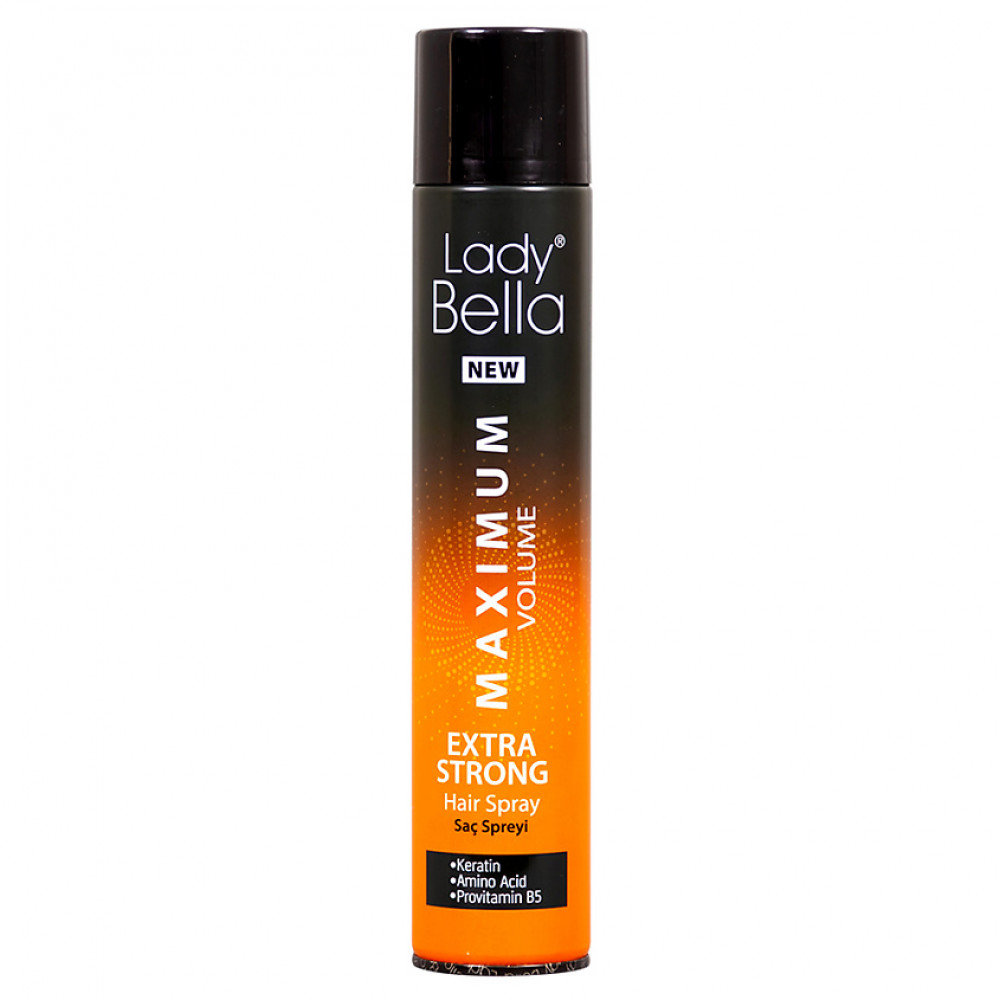 Coiffant et Fixant: лак для волос Lady Bella Максимальный объем, экстрасильный, 400мл